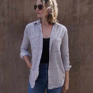 Madewell Striped Flannel